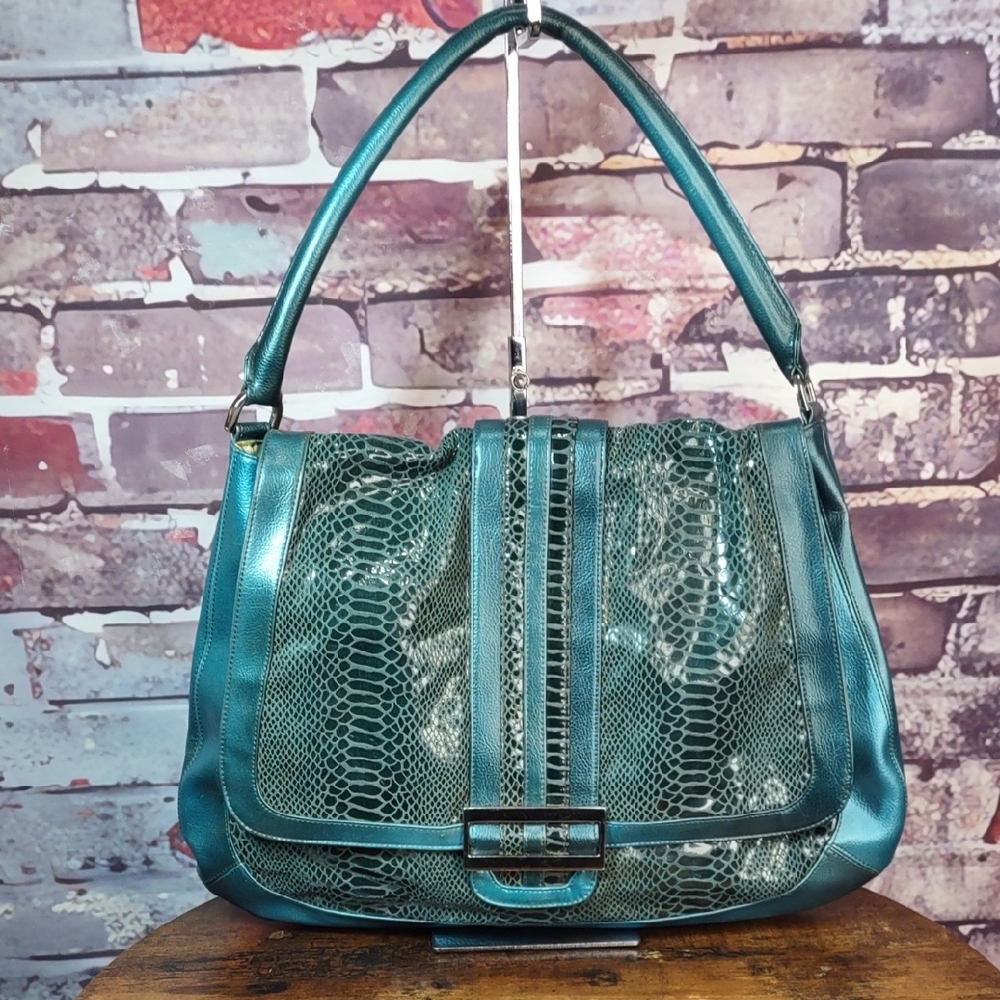 Kate Landry Faux Leather Reptile Embossed Bag